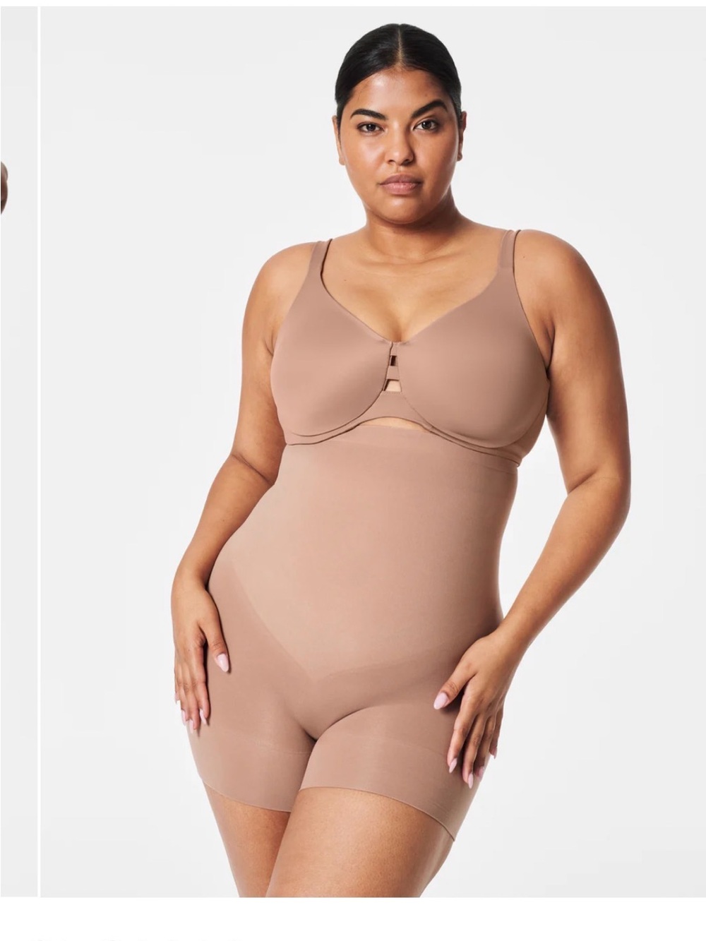SPANX Seamless Power High Waisted Mid Thigh Short